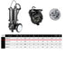 Pompa apa murdara cu tocator IBO IPRO Professional WES50-12L, 1.1KW, debit 15m3/h, H refulare 9.5m, submersibila